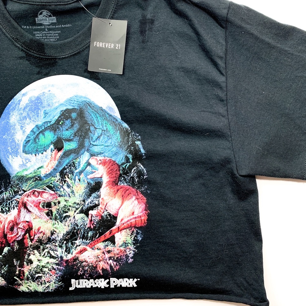 Jurassic Park Crop Top